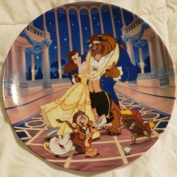 Disney Other - Bradford Exchange Collectors Disney Plate Beauty & the Beast, Loves First Dance